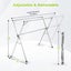 Foldable Clothes Rack Stainless Steel Garment Laundry Drying Airer Carousel 11