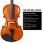 1/4 Acoustic Violin Kit 4 Strings with Case Bow Carousel 7