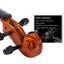 1/4 Acoustic Violin Kit 4 Strings with Case Bow Carousel 8