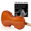 1/4 Acoustic Violin Kit 4 Strings with Case Bow Carousel 9