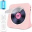 Portable Bluetooth CD Player 4000mAh Music Player HiFi Speaker Remote Control Carousel 6