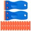 2PCS Plastic Razor Blade Scraper Labels Adhesive Remover Carousel 7