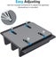 Vertical Laptop Stand Double Desktop Stand Holder with Adjustable Dock Carousel 5