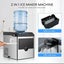 2In1 Ice Maker Machine Cold Water Dispenser Bullet Cube Making Countertop Carousel 9