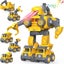 5 in 1 Construction Robot Kids STEM Toys Vehicles Carousel 6