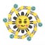 3PCS Deformation Robot Mechanical Octo-pus Gyroscope Toy Luminous Toy Carousel 7