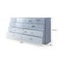 9 Chest of Drawers Sideboard Table Cabinet White Carousel 6