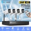 3MP Security Camera Set Wireless Home CCTV Indoor Outdoor Surveillance System Carousel 3