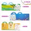 3pcs Static Sticker Book for Girls Boys Gifts Learning Toys for Toddlers 1-3, Mo Carousel 4