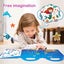 3pcs Static Sticker Book for Girls Boys Gifts Learning Toys for Toddlers 1-3, Mo Carousel 6