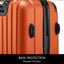 4PCS Luggage Suitcase Trolley Set Carousel 5