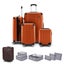 4PCS Luggage Suitcase Trolley Set Carousel 12