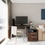 Computer Office Desk Bookcase Laptop Study Writing Table Bookshelf Workstation Carousel 3