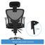 Black Mesh Office Chair Carousel 5