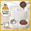 Pet Feeder Cats Food Bowl Dog Water Dispenser Gravity Fed Automatic 2 IN 1 Carousel 5