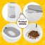 Pet Feeder Cats Food Bowl Dog Water Dispenser Gravity Fed Automatic 2 IN 1 Carousel 7
