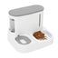 Pet Feeder Cats Food Bowl Dog Water Dispenser Gravity Fed Automatic 2 IN 1 Carousel 12