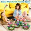 Flower Garden Building Toy Set 104pcs Learning Builder Art Craft DIY Bouquet Carousel 10