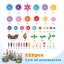 Flower Garden Building Toy Set 104pcs Learning Builder Art Craft DIY Bouquet Carousel 13