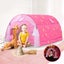 Playhouse Tent Portable Stars Bed Kids Play Game House Cottage DIY Sleeping Carousel 8