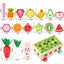 Kids Montessori Educational Wooden Toys Carousel 4