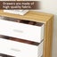 Chest of 6 Drawers Tallboy Dresser Bedside Table Storage Cabinet Unit TV Stand Carousel 7
