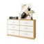 Chest of 6 Drawers Tallboy Dresser Bedside Table Storage Cabinet Unit TV Stand Carousel 10