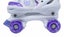 Kids Roller Skates Adjustable 4 Sizes 4 Light Up Wheels For Size 26-33 Col. Carousel 6