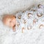 Lulujo: Muslin Cotton Swaddle - Sloth Carousel 5