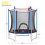 60IN Kids Trampoline w/ Jumping Basketball Ring Hoop Carousel 4