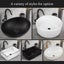 Bathroom Ceramic Basin Countertop Vanity Washing Sink Bowl Above Counter Black Carousel 7