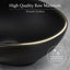 Bathroom Ceramic Basin Countertop Vanity Washing Sink Bowl Above Counter Black Carousel 10