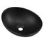 Bathroom Ceramic Basin Countertop Vanity Washing Sink Bowl Above Counter Black Carousel 12