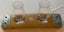 oak wine barrel stave WHISKEY FLITE for 2 GLENCAIRN GLASSES (oak look, satin) Carousel 1