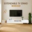 TV Cabinet Stand Unit Console Table Entertainment Unit Centre Bench Extendable Carousel 2