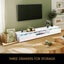 TV Cabinet Stand Unit Console Table Entertainment Unit Centre Bench Extendable Carousel 6