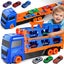 Die-Cast Transport Truck Car Toys 61Inch Race Track Carousel 7