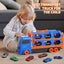 Die-Cast Transport Truck Car Toys 61Inch Race Track Carousel 9