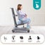 Children Kids Study Desk and Chair Set blue Height Adjustable Carousel 8