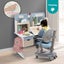 Children Kids Study Desk and Chair Set blue Height Adjustable Carousel 10