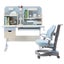 Children Kids Study Desk and Chair Set blue Height Adjustable Carousel 14