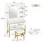 Large Dressing Table Stool Set Carousel 4