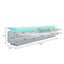 TV Cabinet LED 5 Drawers White Carousel 6