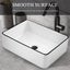 White Ceramic Basin Sink Bathroom Above Counter Hand Wash Bowl Vanity Rectangle Carousel 6