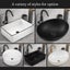 White Ceramic Basin Sink Bathroom Above Counter Hand Wash Bowl Vanity Rectangle Carousel 7