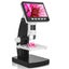 LCD Digital Microscope 4.3 inch Coin Microscope 50X-1000X Magnification Carousel 6