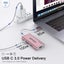 7 in 1 USB C Hub Type C to HDMI 4k Adapter Compatible with MacBook Pro Carousel 3