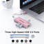 7 in 1 USB C Hub Type C to HDMI 4k Adapter Compatible with MacBook Pro Carousel 4