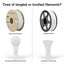 White 3D Printer PLA Filament Pro 1.75mm Hyper Flexible Cardboard Spool Printing Carousel 6