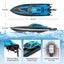 2.4Ghz RC Boat 30KMH Fast with Lights for Pools and Lakes with 2 Rechargeable Ba Carousel 12